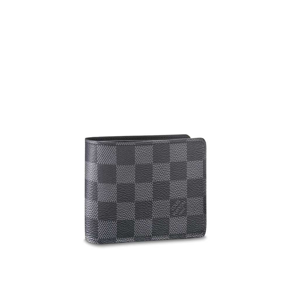 Multiple Wallet Damier Graphite Canvas N62663
