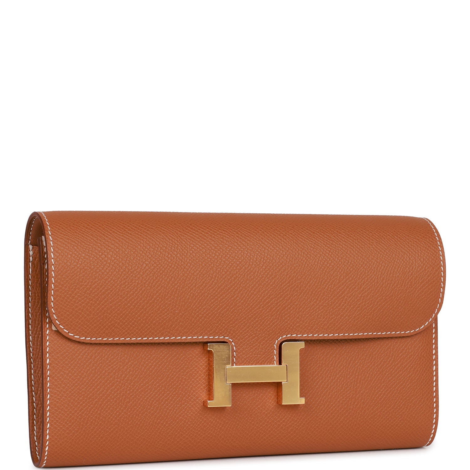 Hermes Constance Wallet To Go Gold Epsom Gold Hardware 1343660