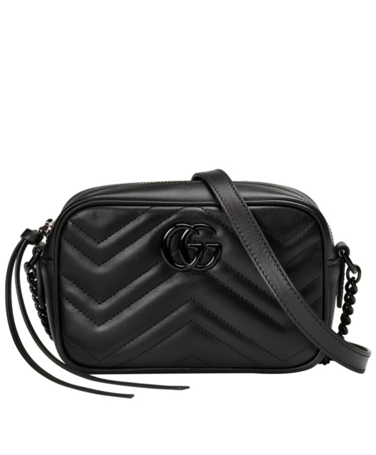 Gucci GG Marmont Mini Shoulder Bag Black 634936