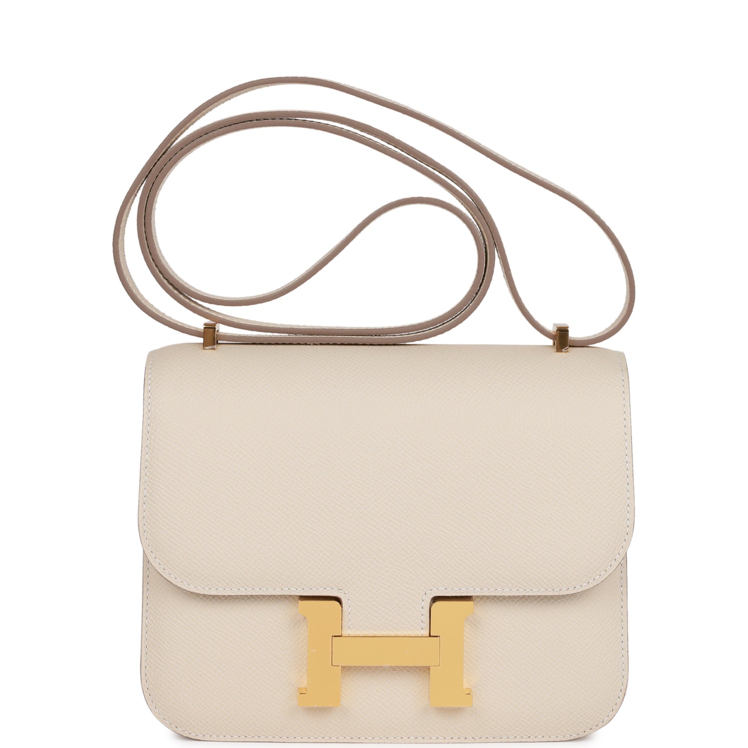 Hermes Constance 1-18 Craie Epsom Gold Hardware 1443242