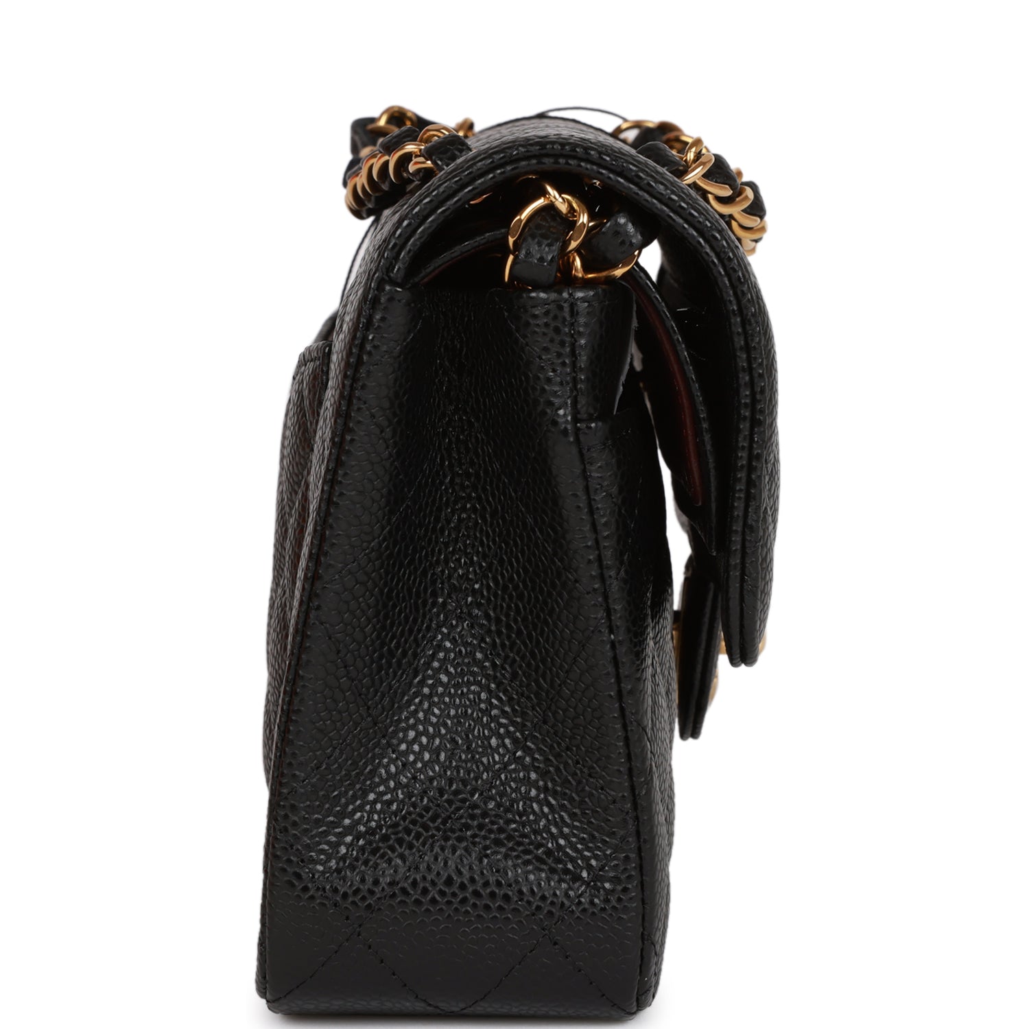 Chanel Small Classic Double Flap Black Caviar Gold Hardware 715200