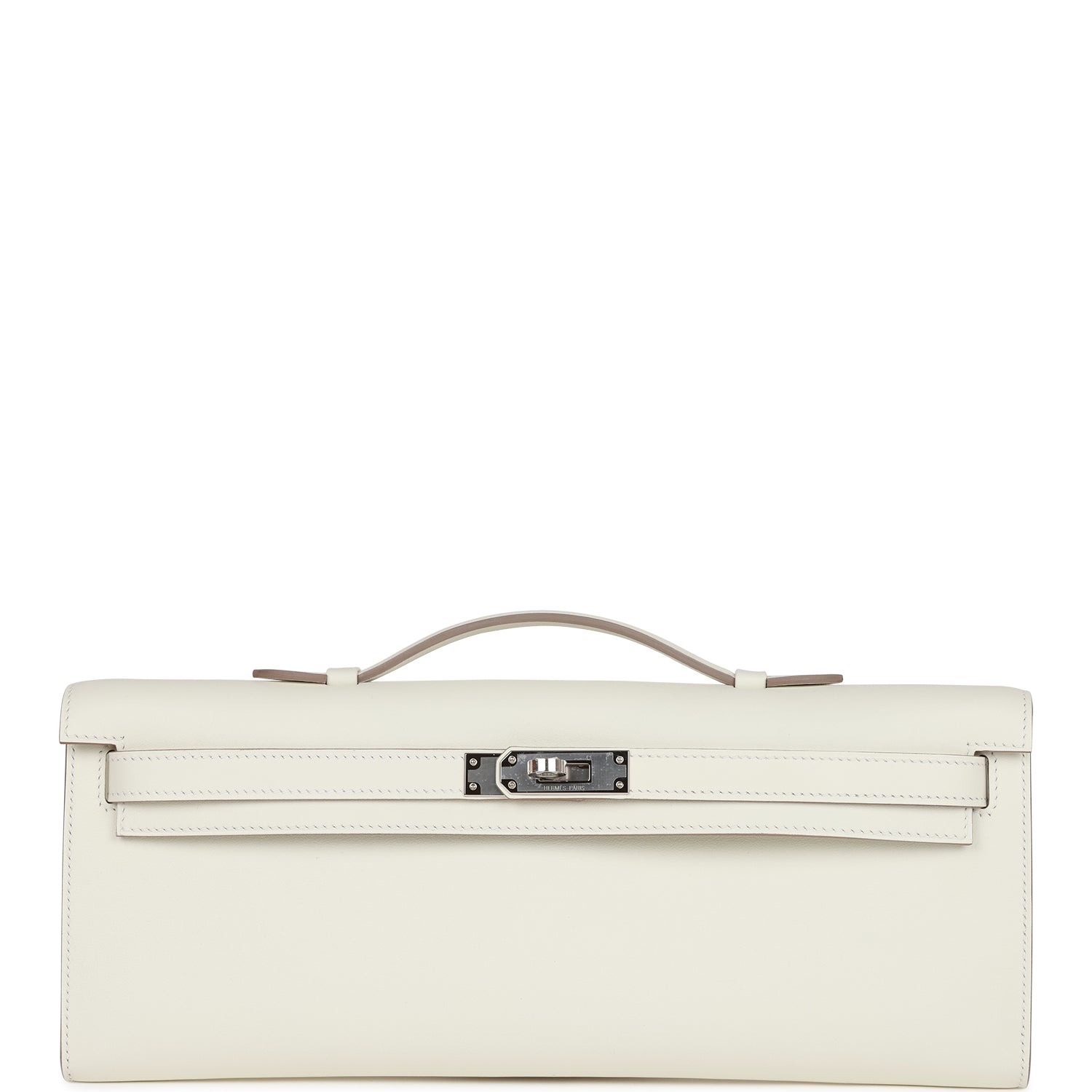 Hermes Kelly Cut Mushroom Swift Palladium Hardware 1171668