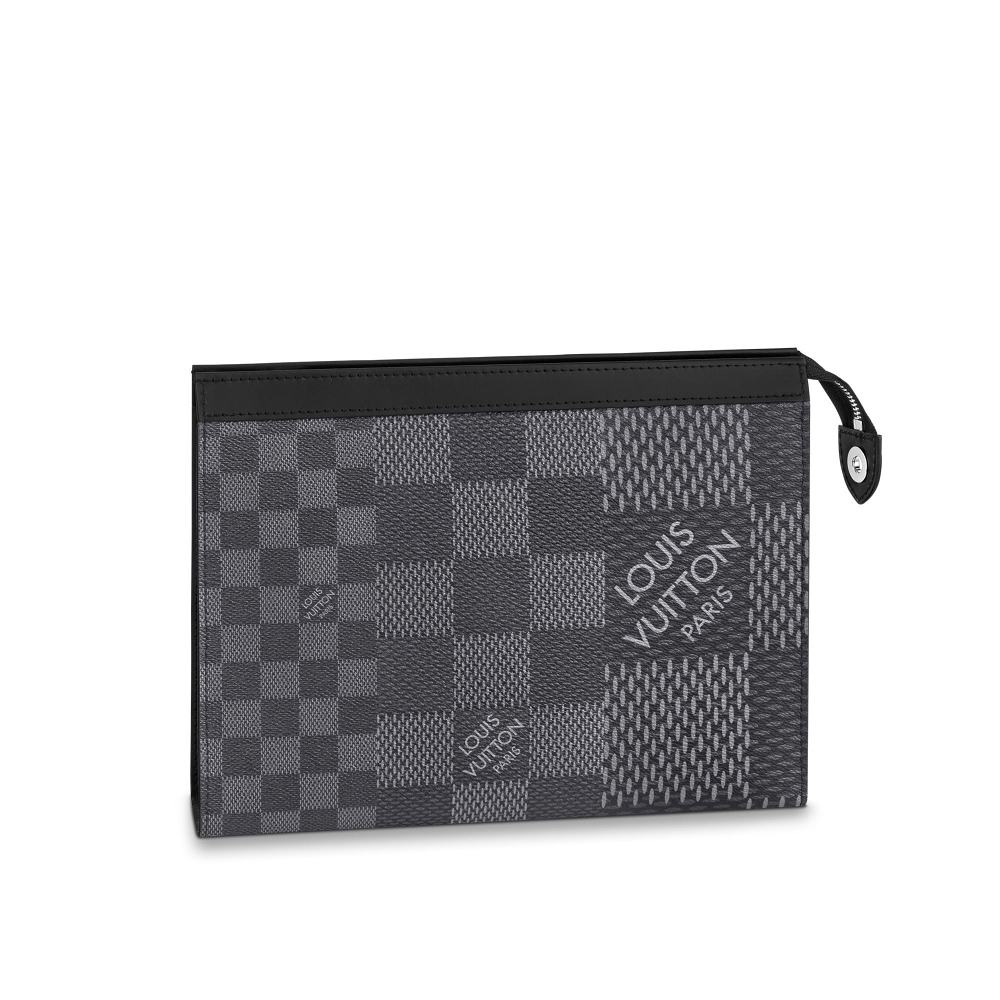 Pochette Voyage Damier Graphite Canvas N60444