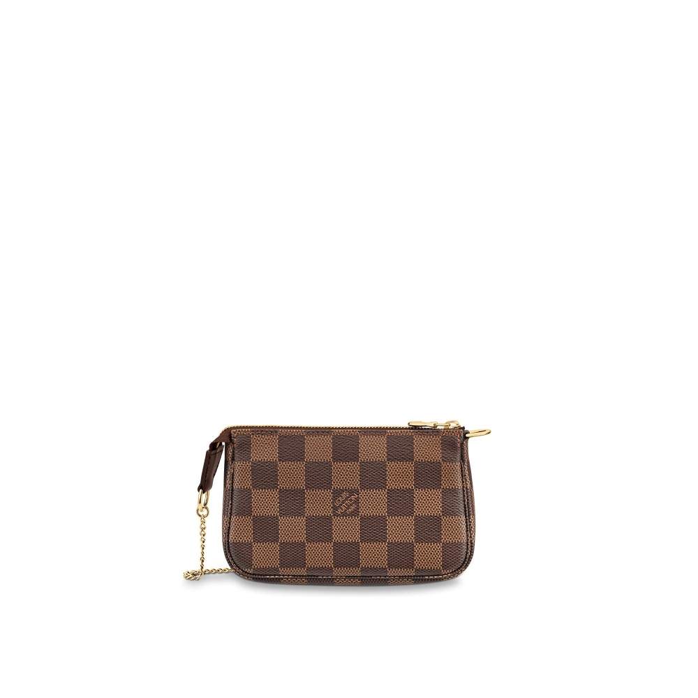 Mini Pochette Accessoires Damier Ebène Canvas N58009