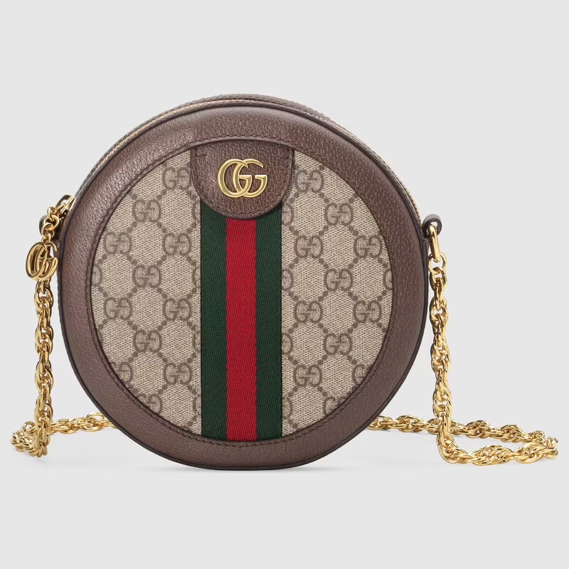 Ophidia mini GG round shoulder bag 550618