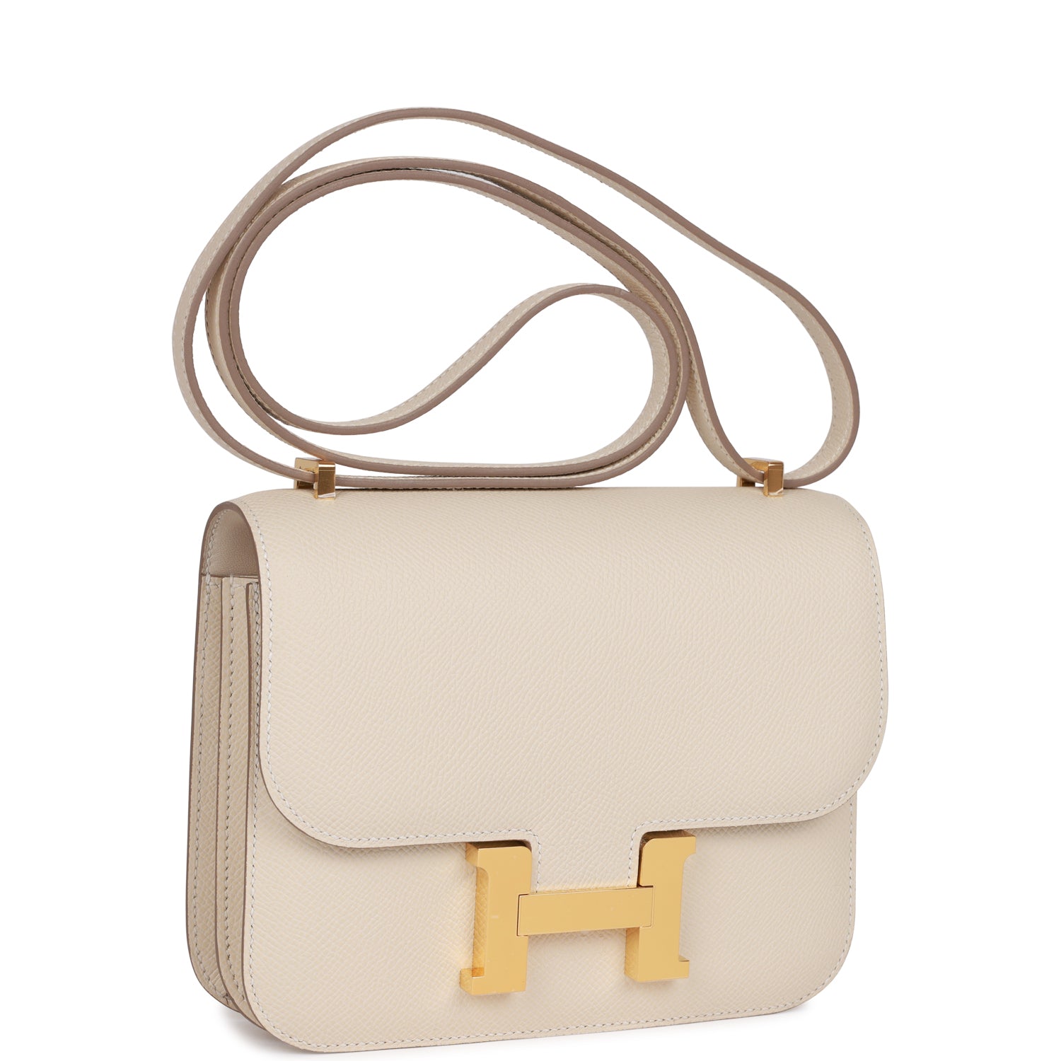 Hermes Constance 1-18 Craie Epsom Gold Hardware 1443242