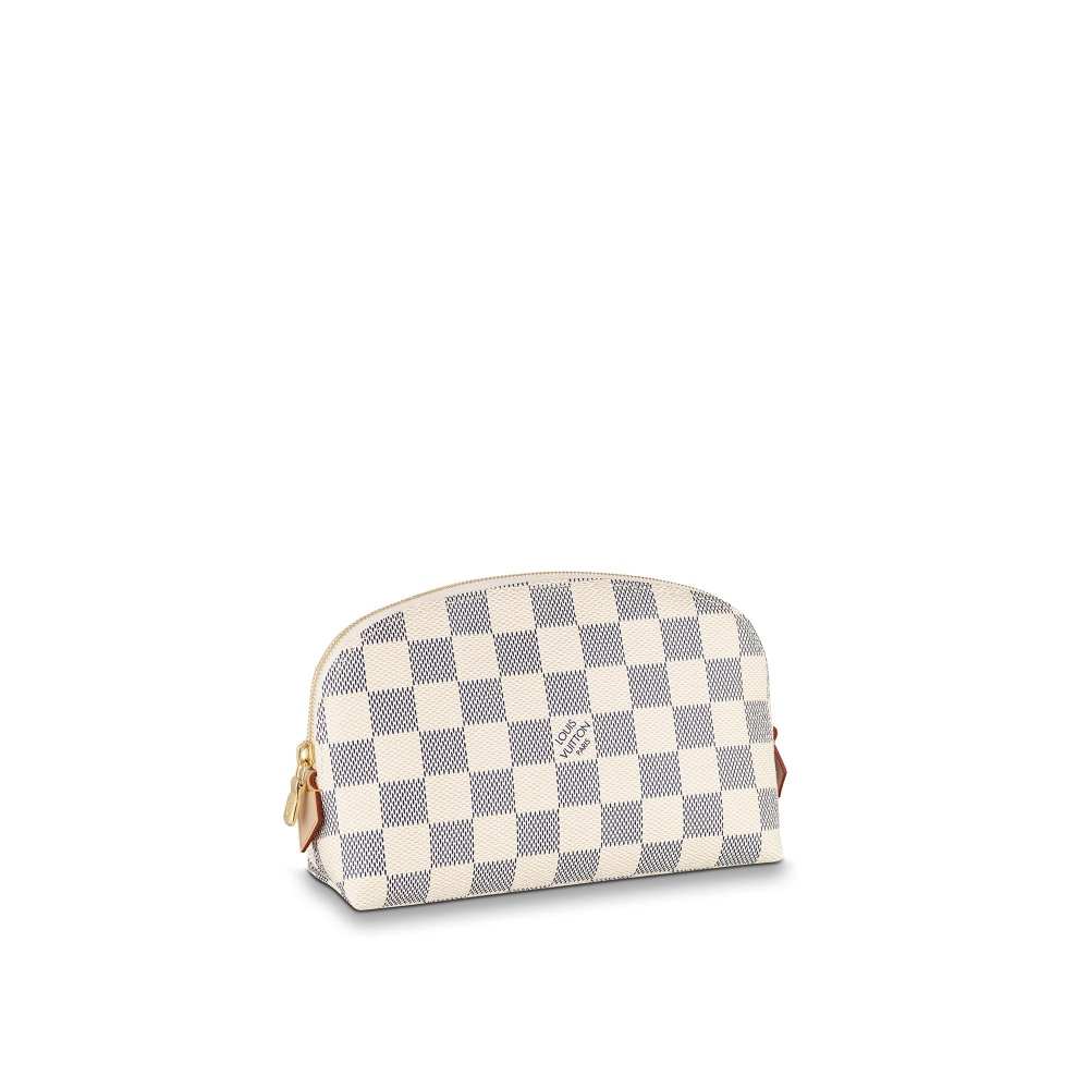 Cosmetic Pouch Damier Azur Canvas N60024