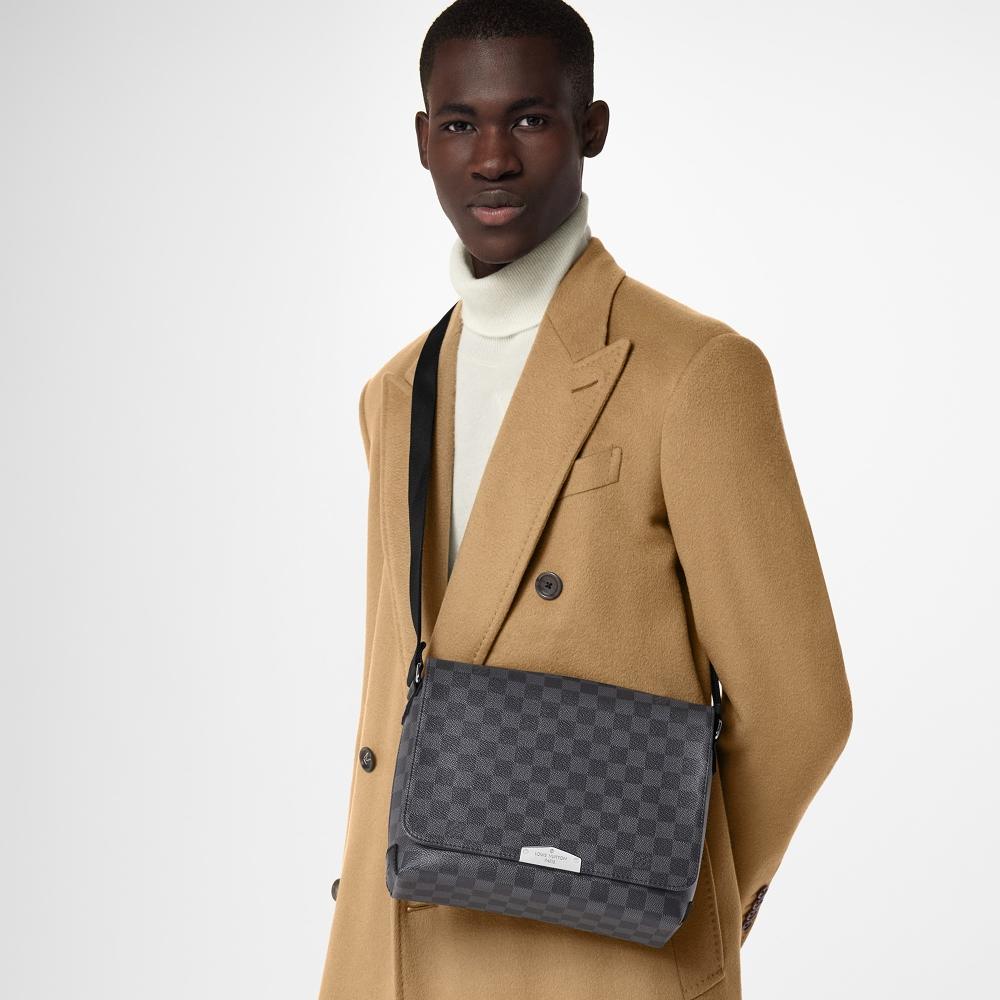 District PM Damier Graphite Canvas N40349