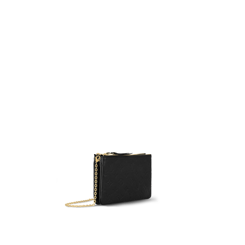 Double Zip Pochette Monogram Empreinte Leather M68568