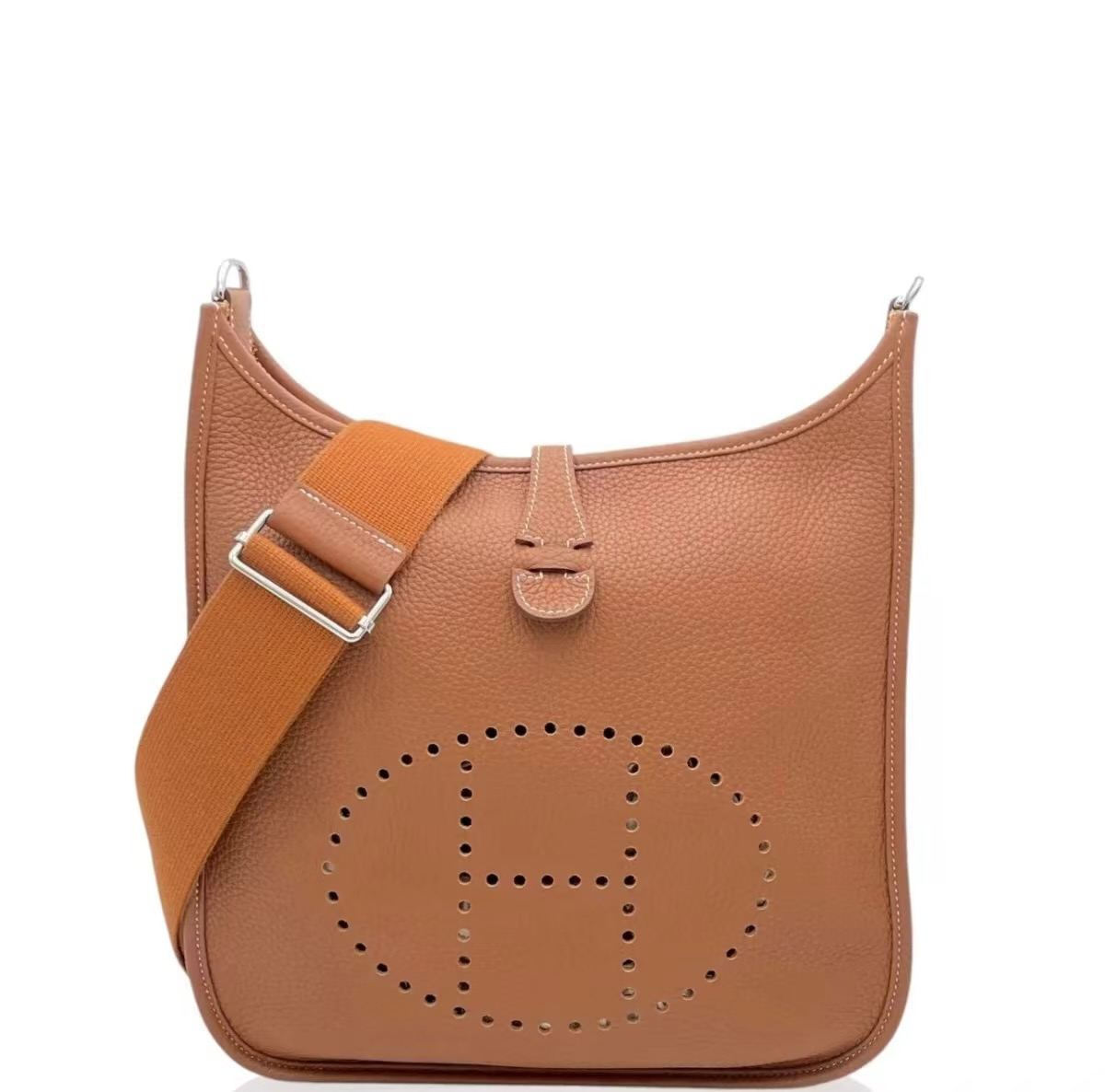 Hermes Evelyne III PM Gold Clemence Palladium Hardware 923654