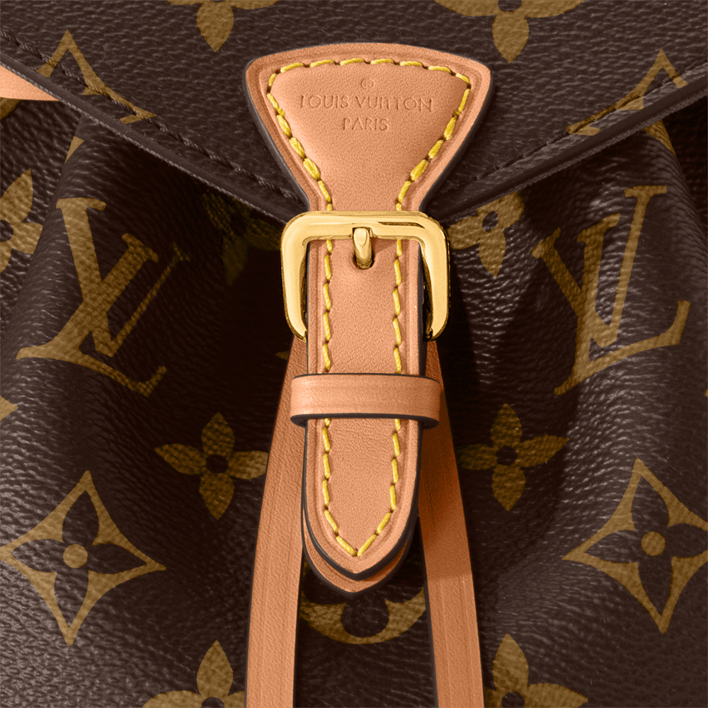 Montsouris BB Monogram Canvas/Natural leather M45502
