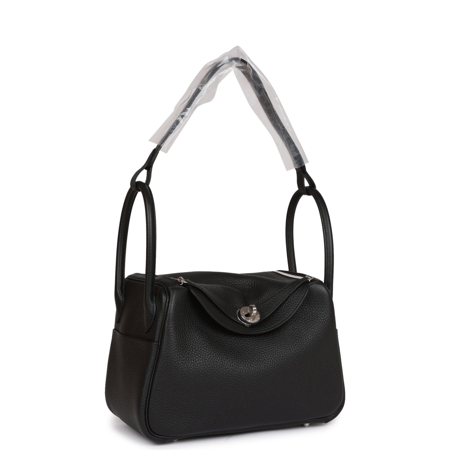 Hermes Lindy 26 Black Clemence Palladium Hardware 1285972