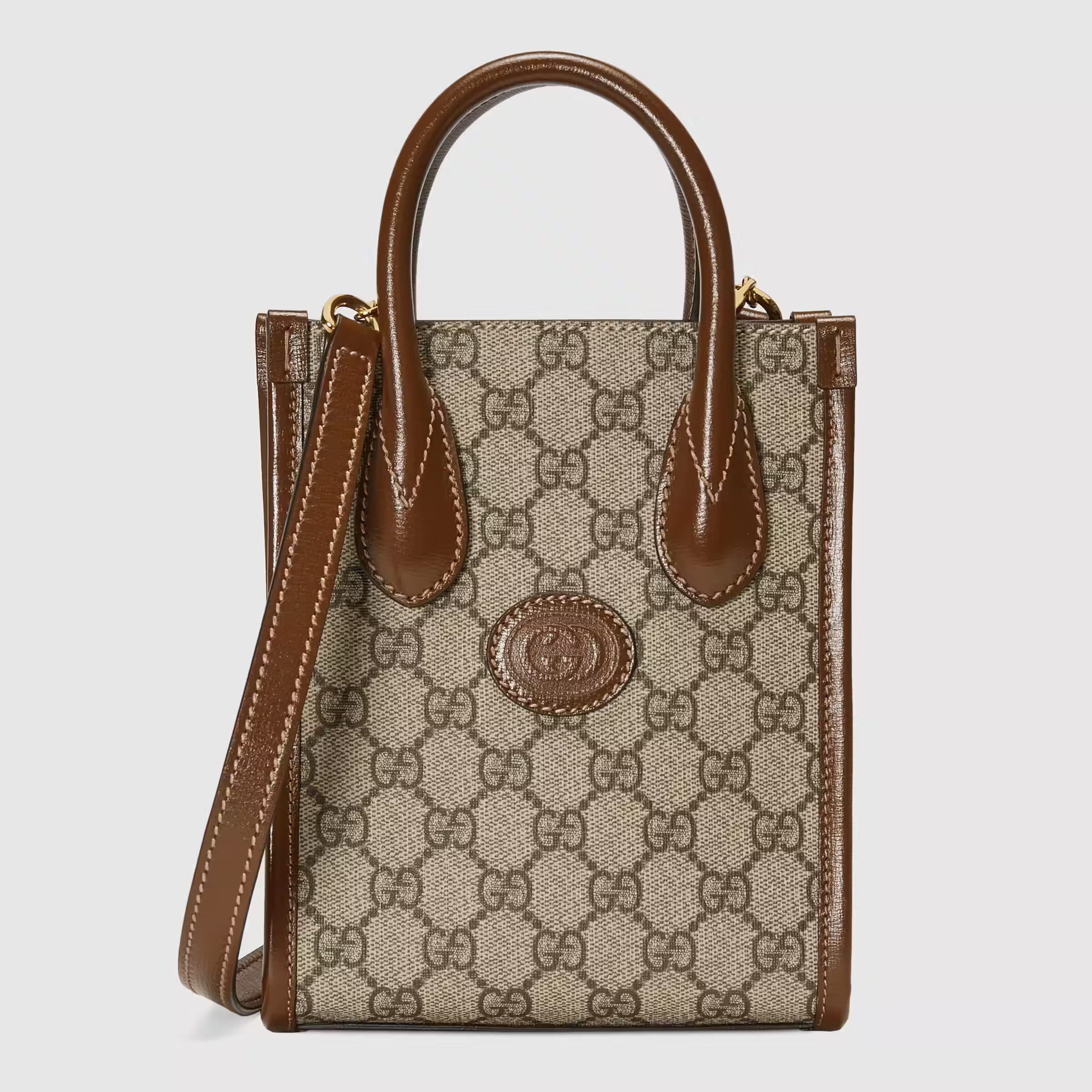 Mini tote bag with Interlocking G 671623