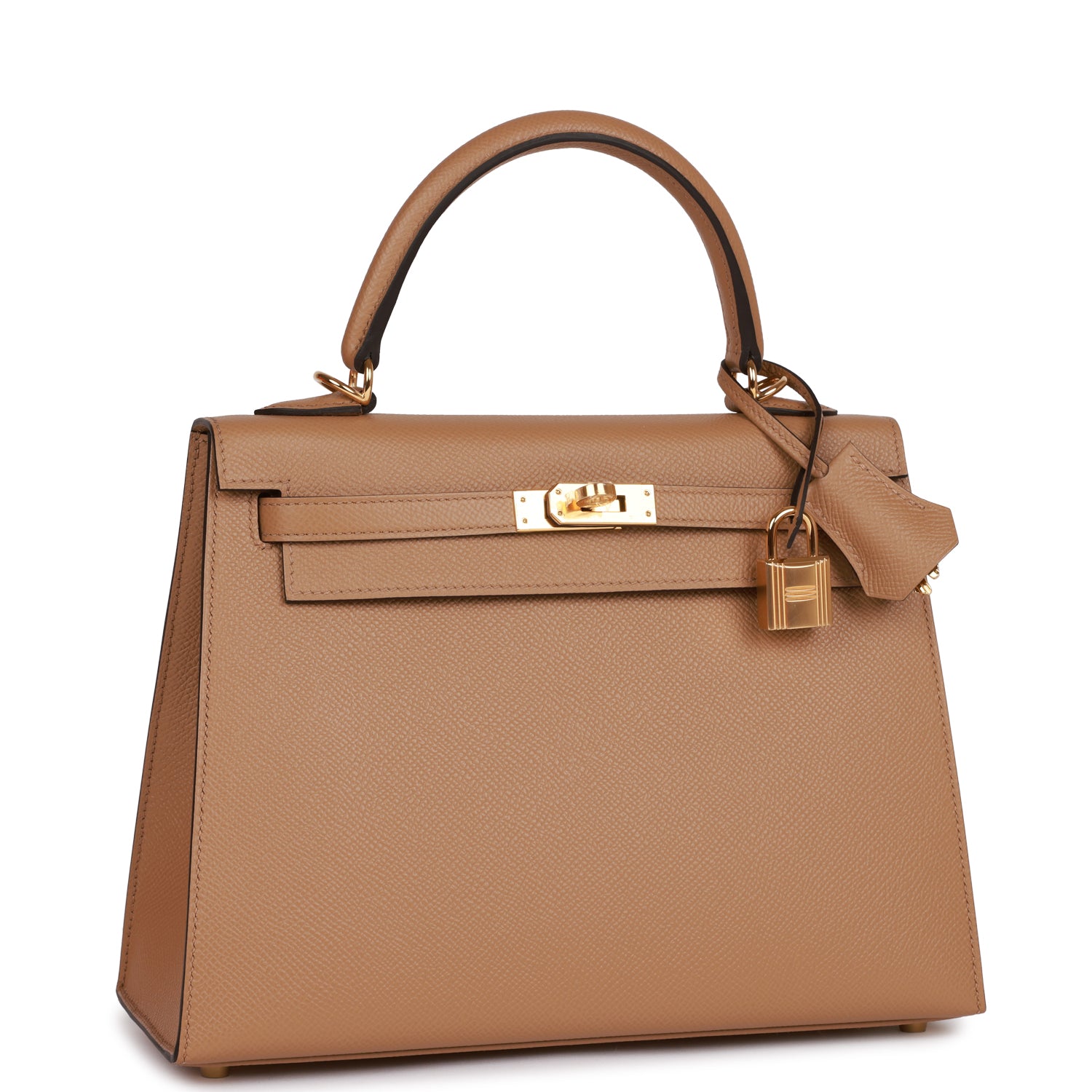 Hermes Kelly Sellier 25 Chai Epsom Gold Hardware 1125914
