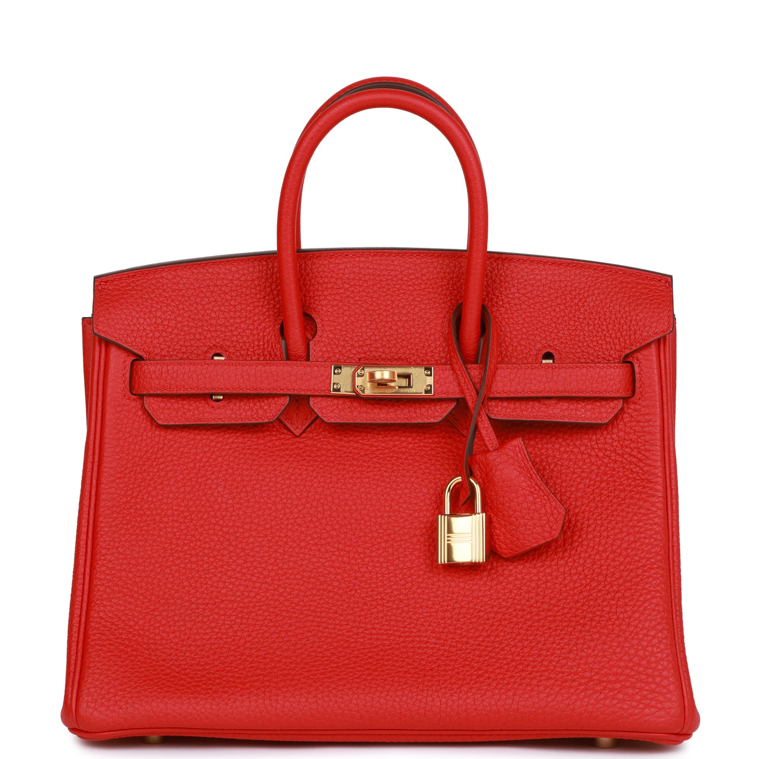 Hermes Birkin 25 Rouge de Coeur Togo Gold Hardware 441478