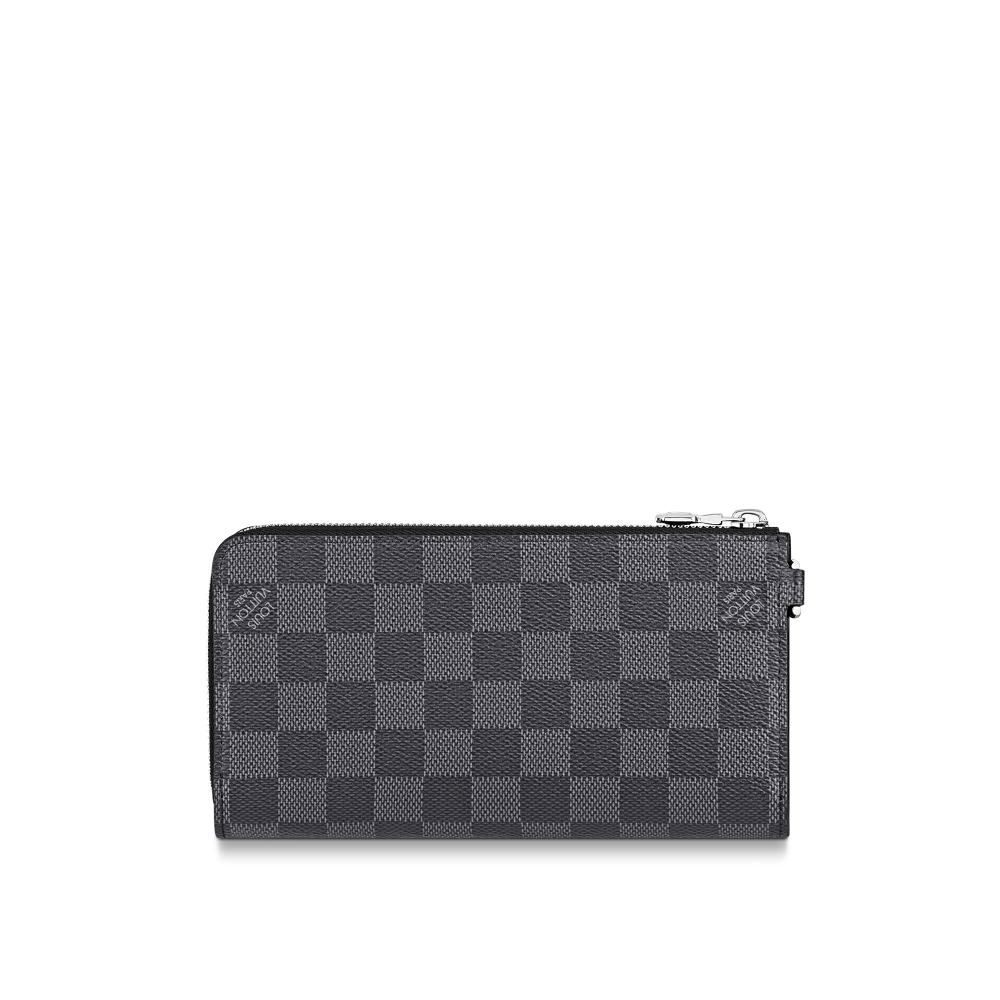 Zippy Dragonne Damier Graphite Canvas N60379