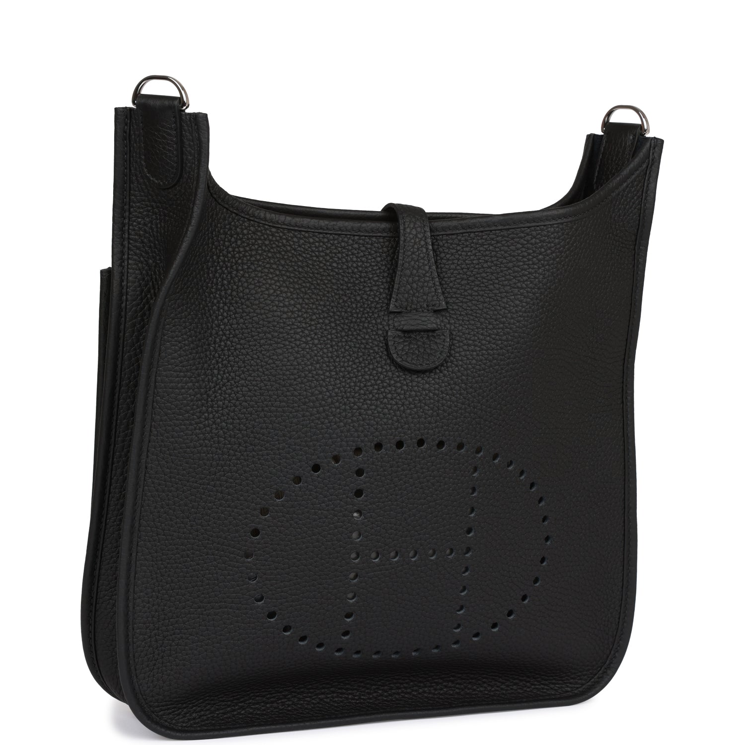 Hermes Evelyne III PM Black Clemence Palladium Hardware 580385