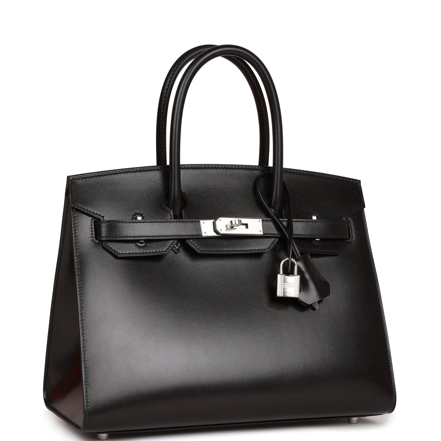 Hermes Birkin Sellier 30 Black Box Palladium Hardware 1449105