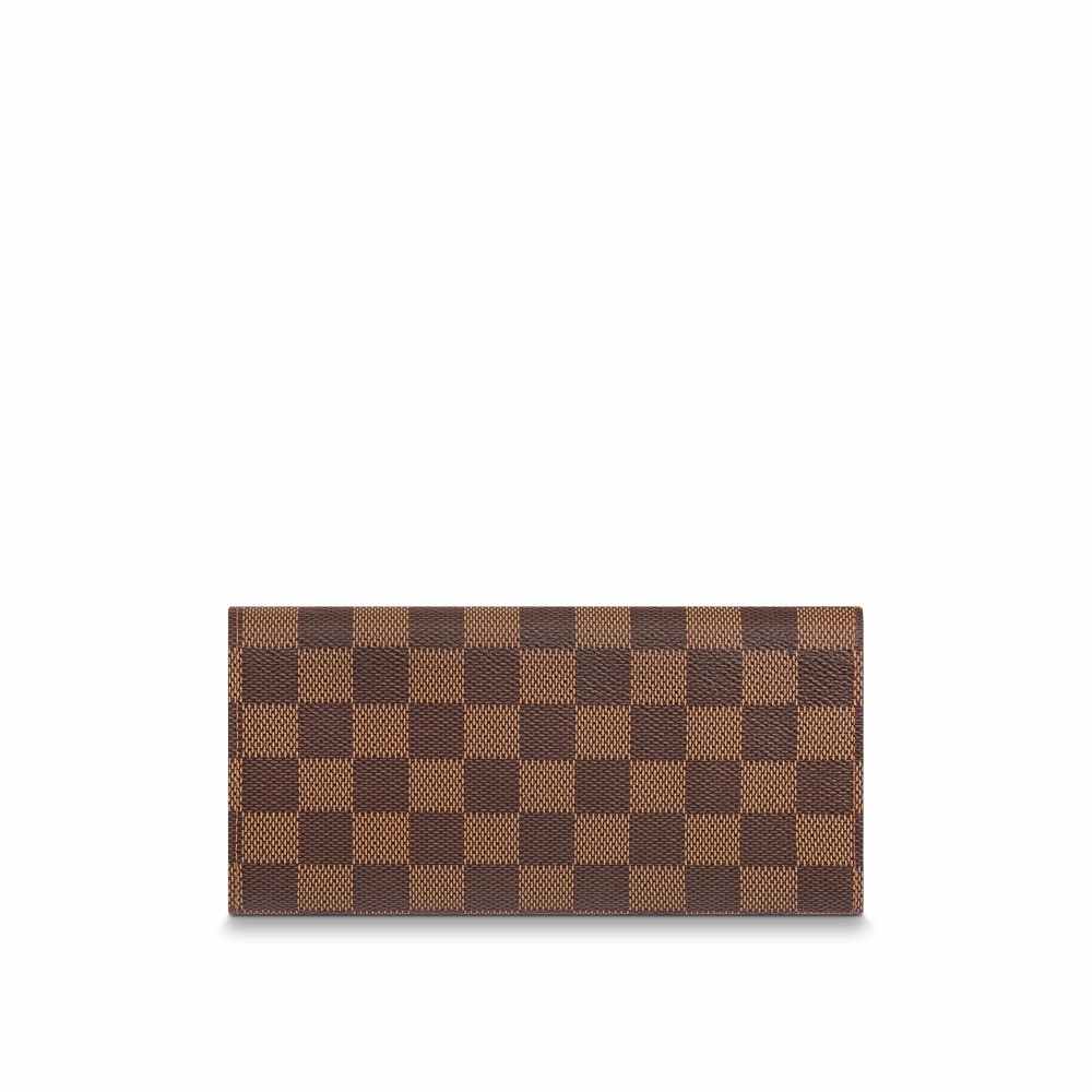 Emilie Wallet Damier Ebène Canvas N60214