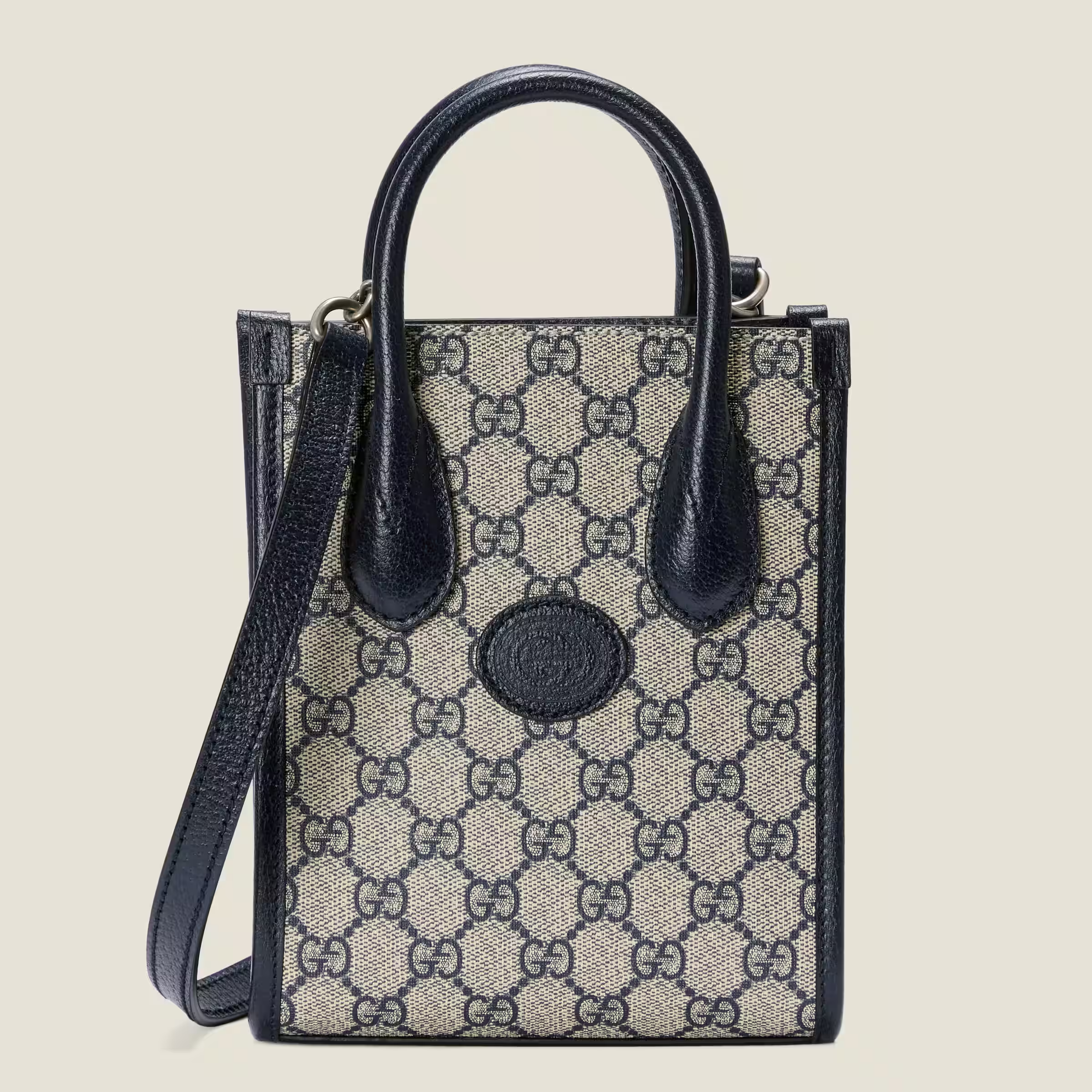 Mini tote bag with Interlocking G 671623