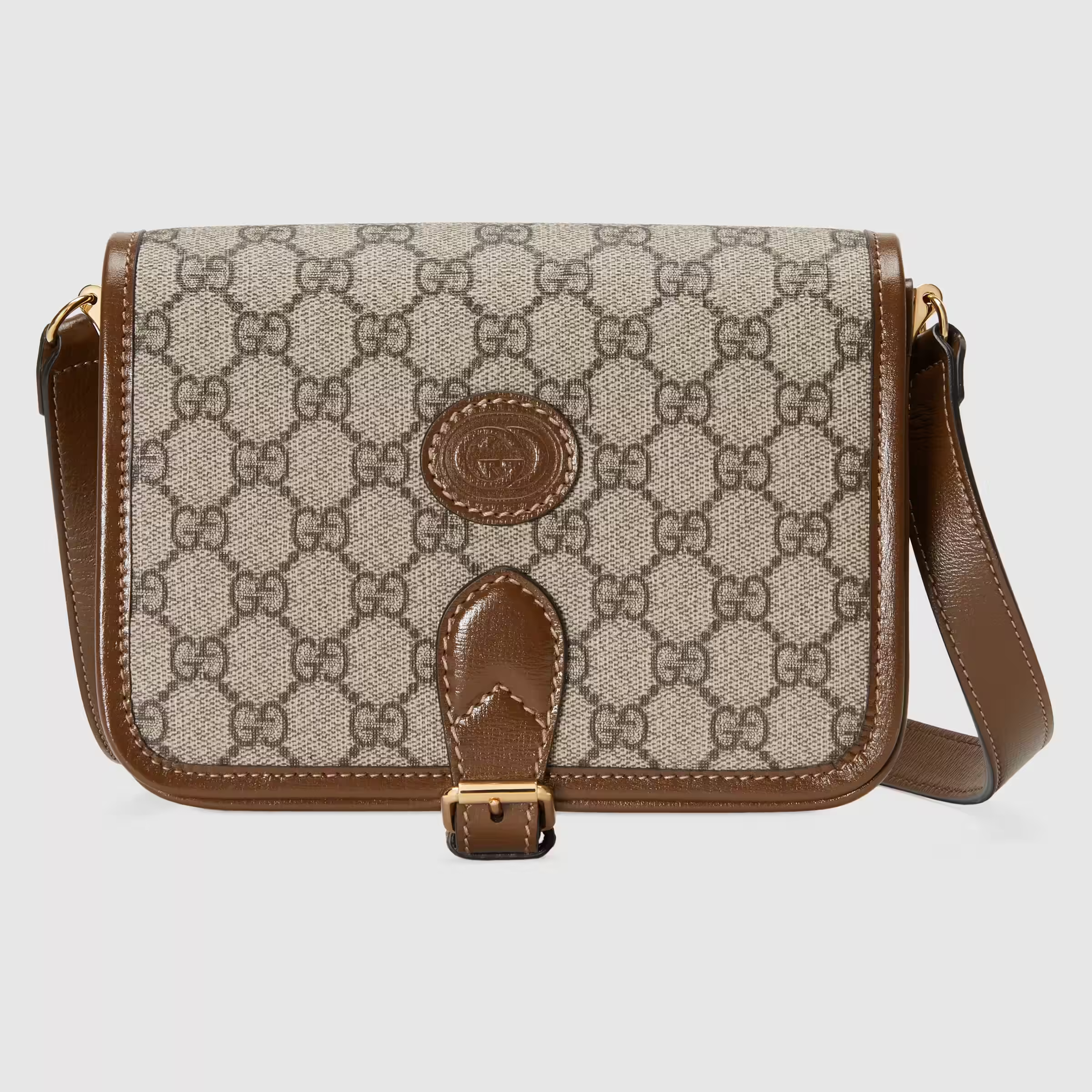 Mini shoulder bag with Interlocking G 671620