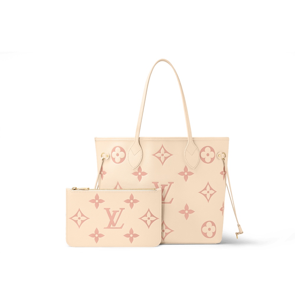 Neverfull MM Bicolour Monogram Empreinte Leather M21579