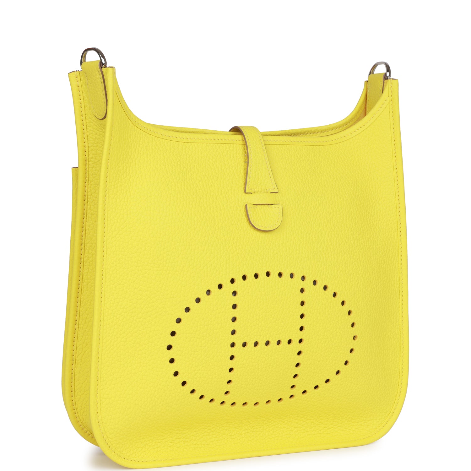 Hermes Evelyne III PM Lime Clemence Palladium Hardware 771524