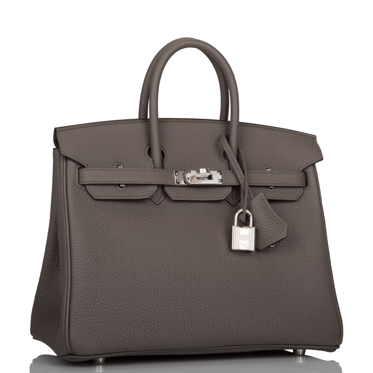 Hermes Birkin 25 Etain Togo Palladium Hardware 1406990