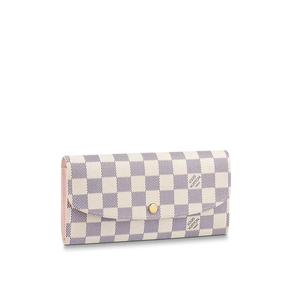 Emilie Wallet Damier Azur Canvas N41625