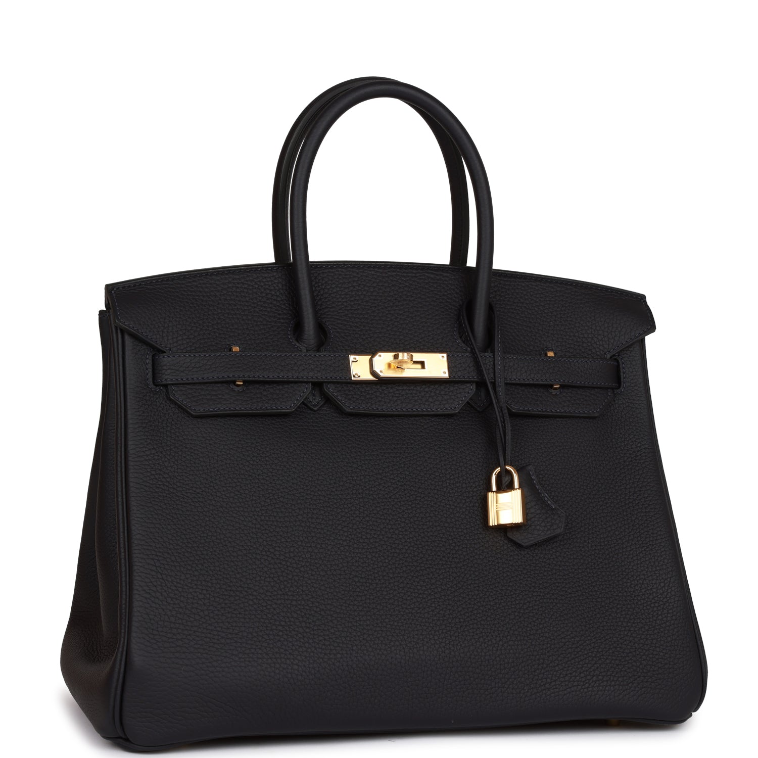 Hermes Birkin 35 Caban Clemence Gold Hardware 758863
