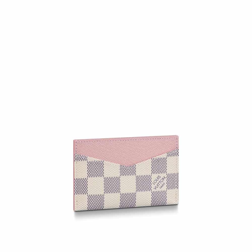 Card Holder Daily Damier Azur Canvas N60286