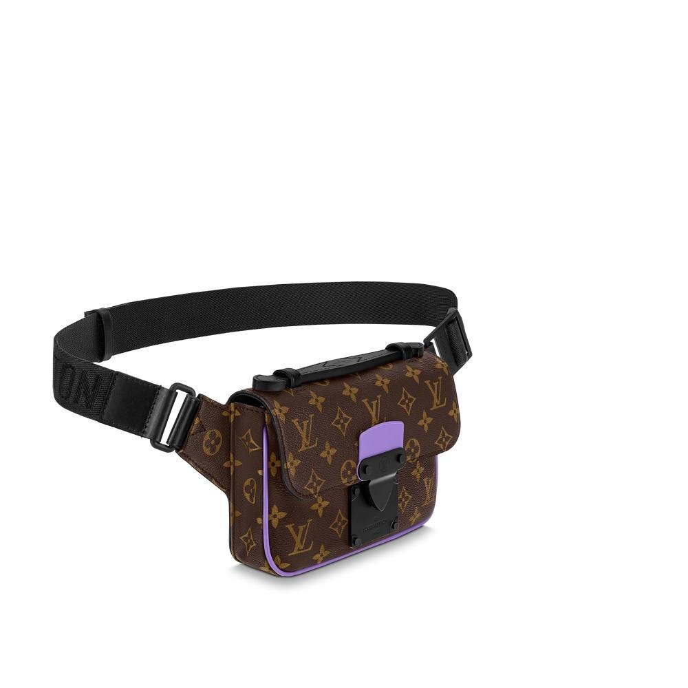 S Lock Sling Monogram Macassar Canvas M46245