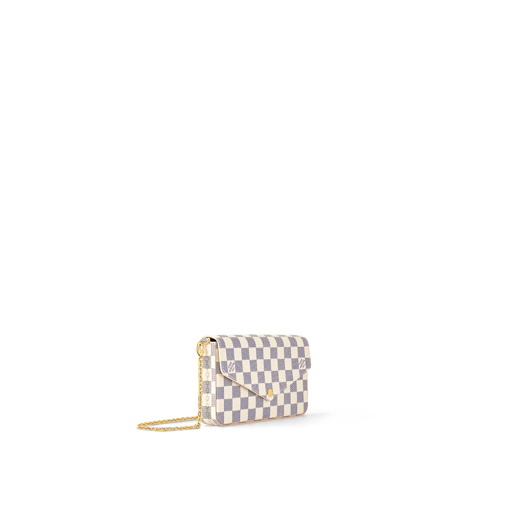 Félicie Pochette Damier Azur Canvas N63106