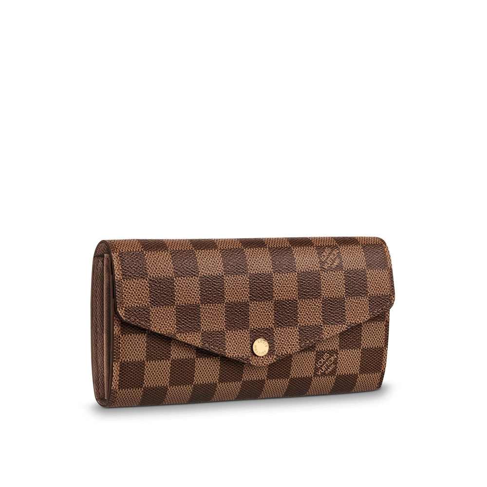 Sarah Wallet Damier Ebène Canvas N63209
