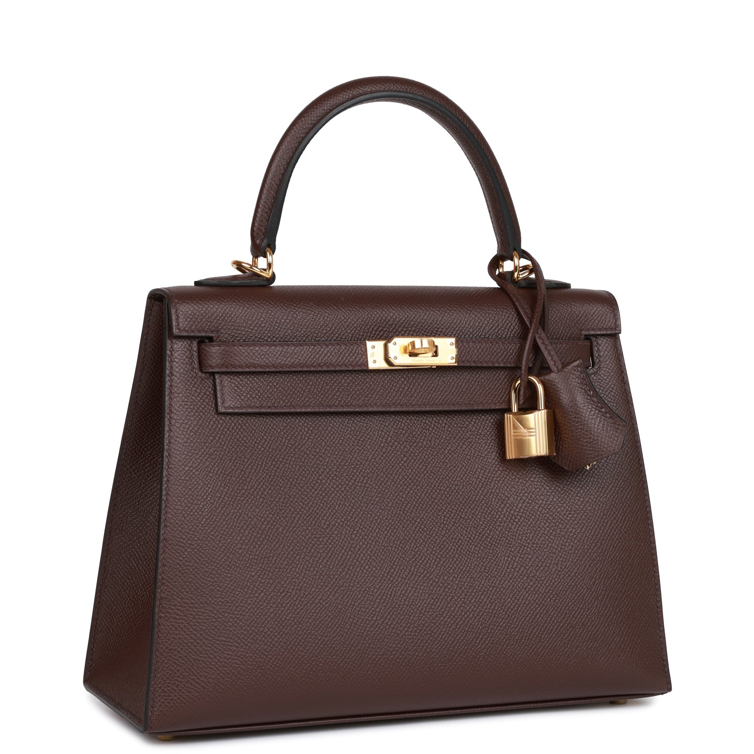 Hermes Kelly Sellier 25 Rouge Sellier Epsom Gold Hardware 177051