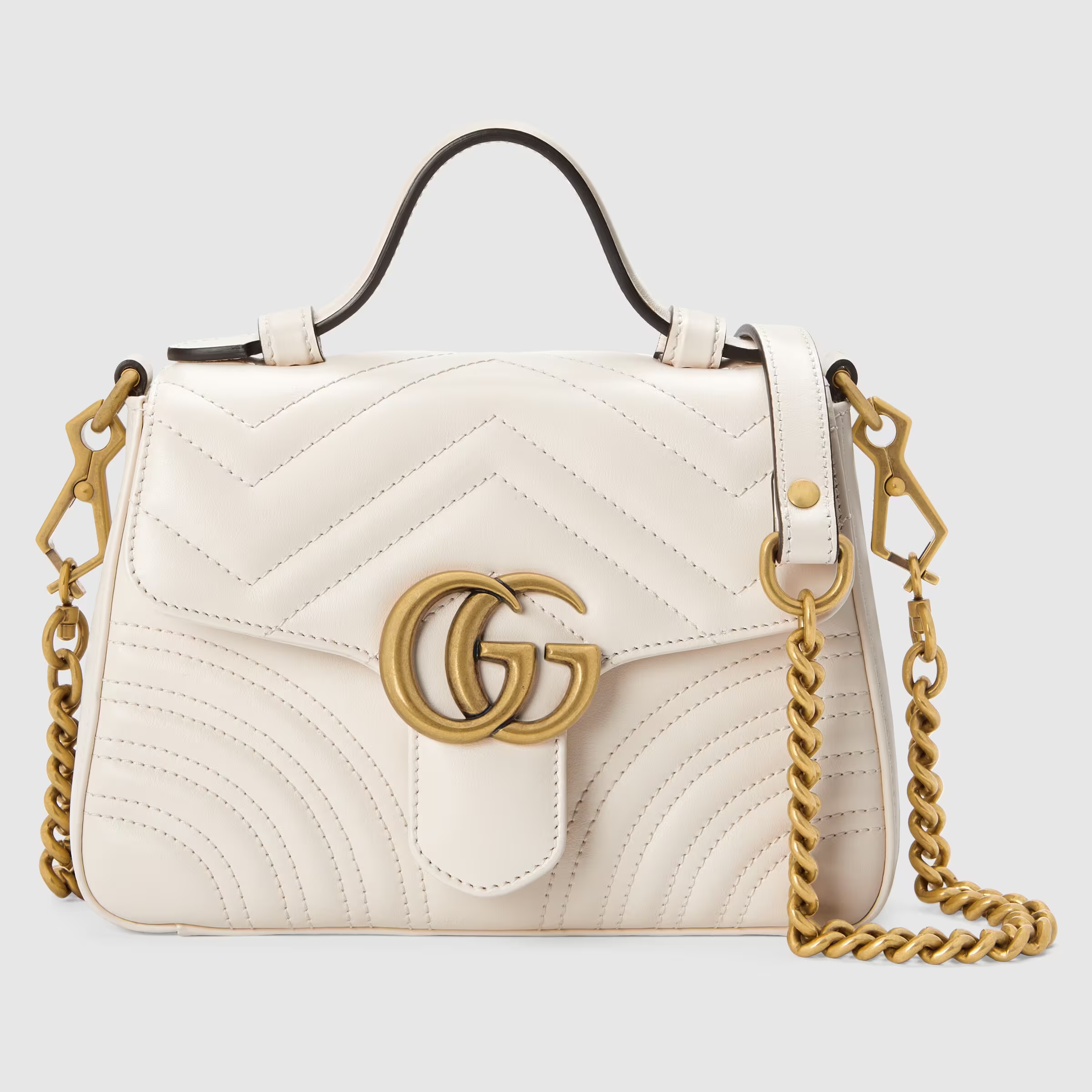 GG Marmont mini top handle bag 811238