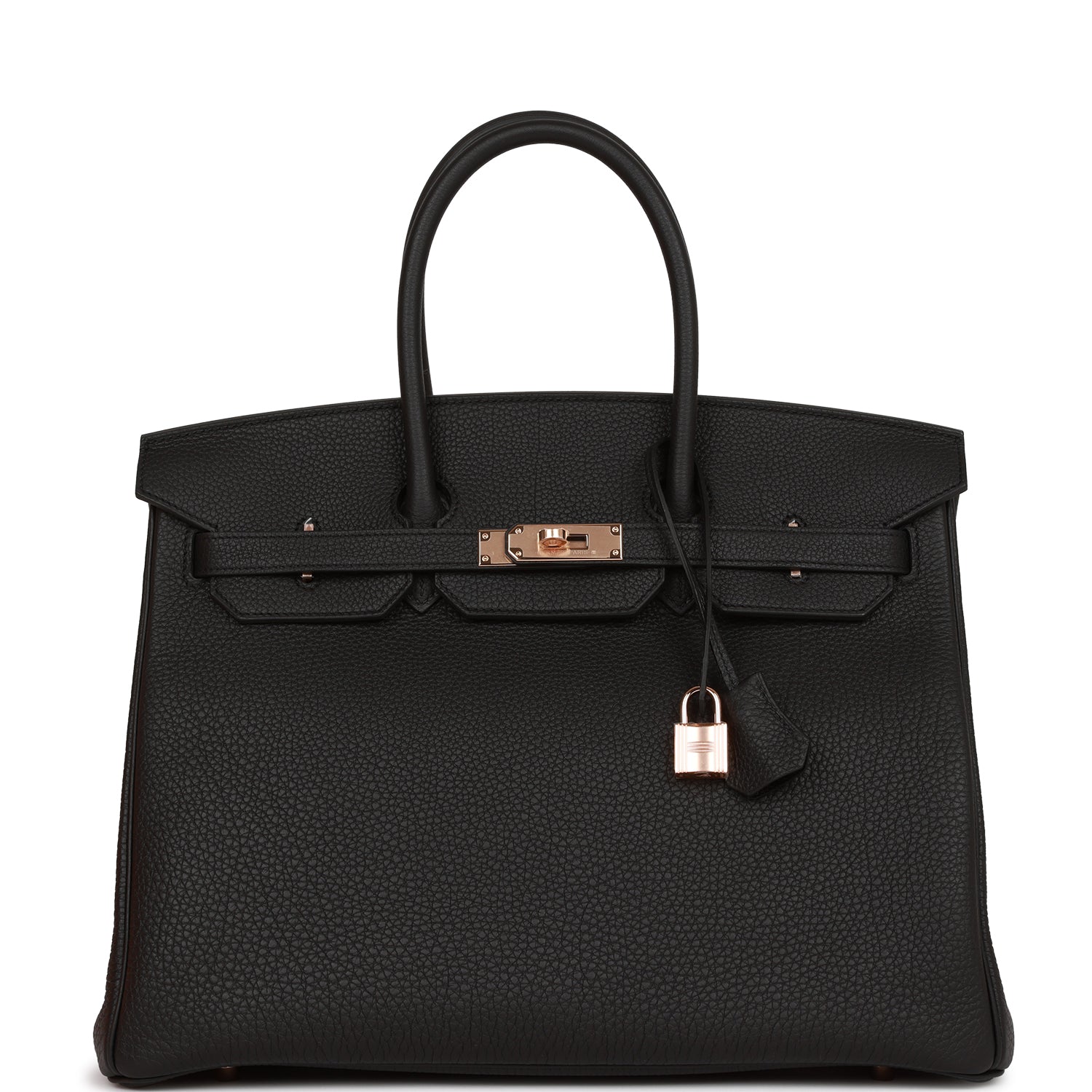 Hermes Birkin 35 Black Togo Rose Gold Hardware 1443428