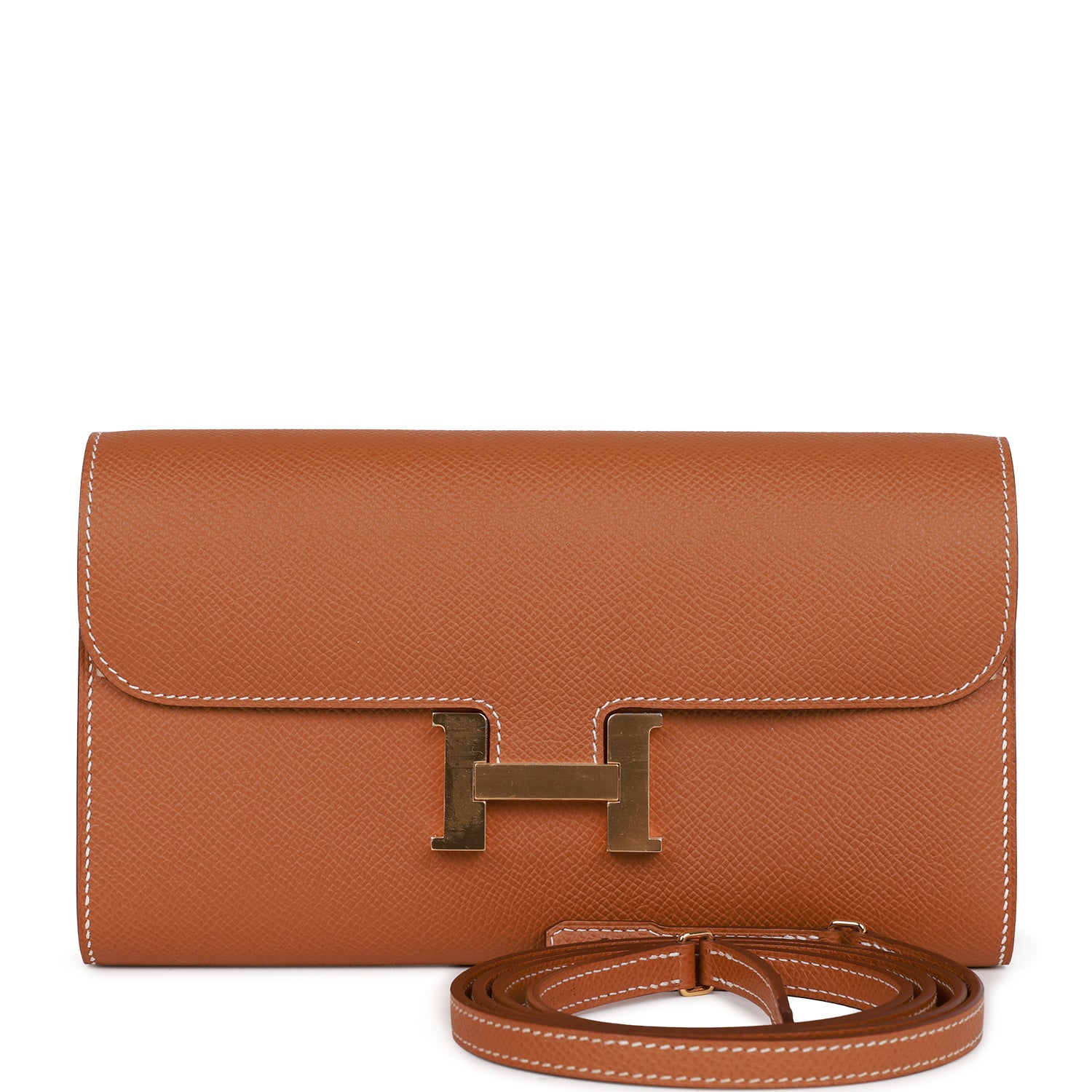 Hermes Constance Wallet To Go Gold Epsom Gold Hardware 1343660