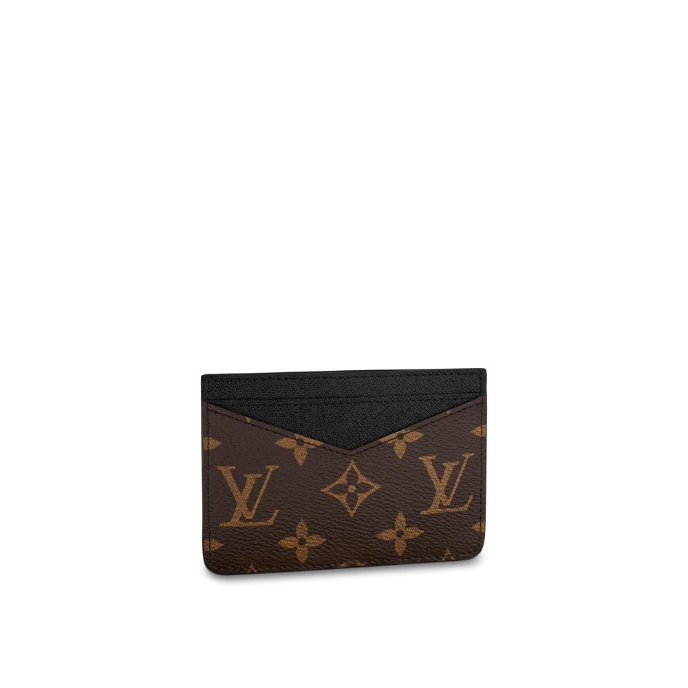 Neo Porte Cartes Monogram Macassar Canvas M60166