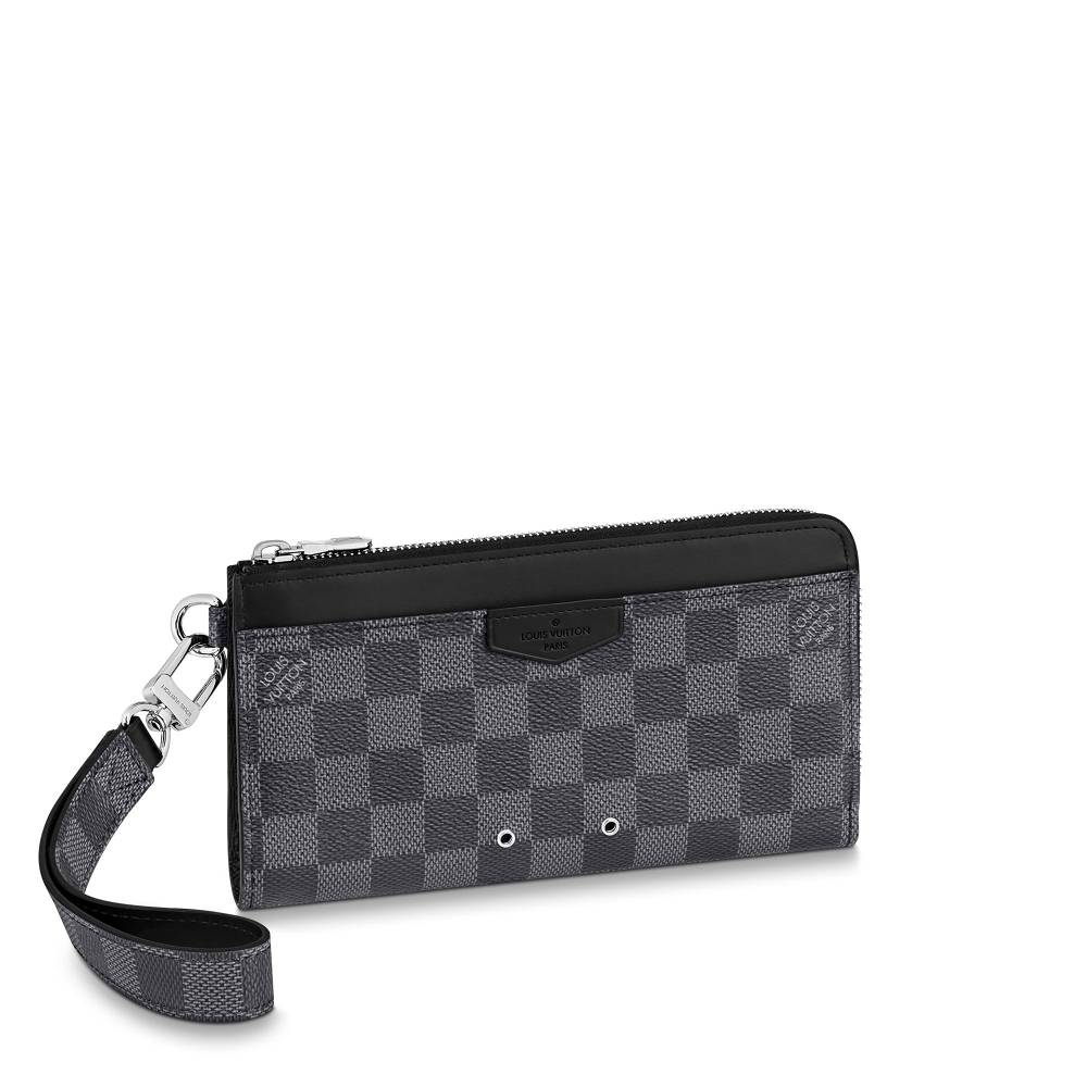 Zippy Dragonne Damier Graphite Canvas N60379