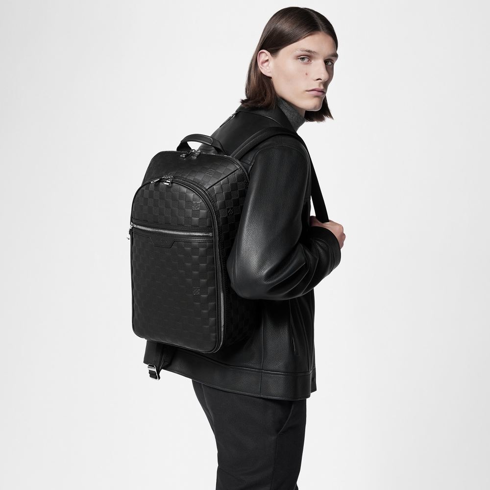 Michael Backpack Nv2 Damier Infini Leather N45287