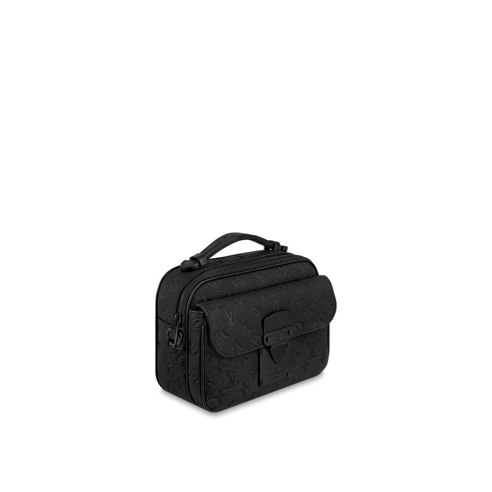 S Lock Messenger Taurillon Monogram M58489