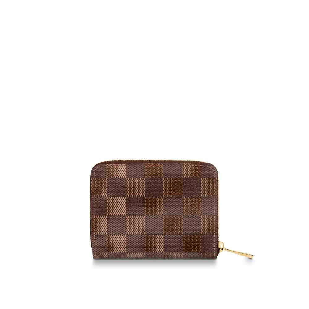 Zippy Coin Purse Damier Ebène Canvas N63070