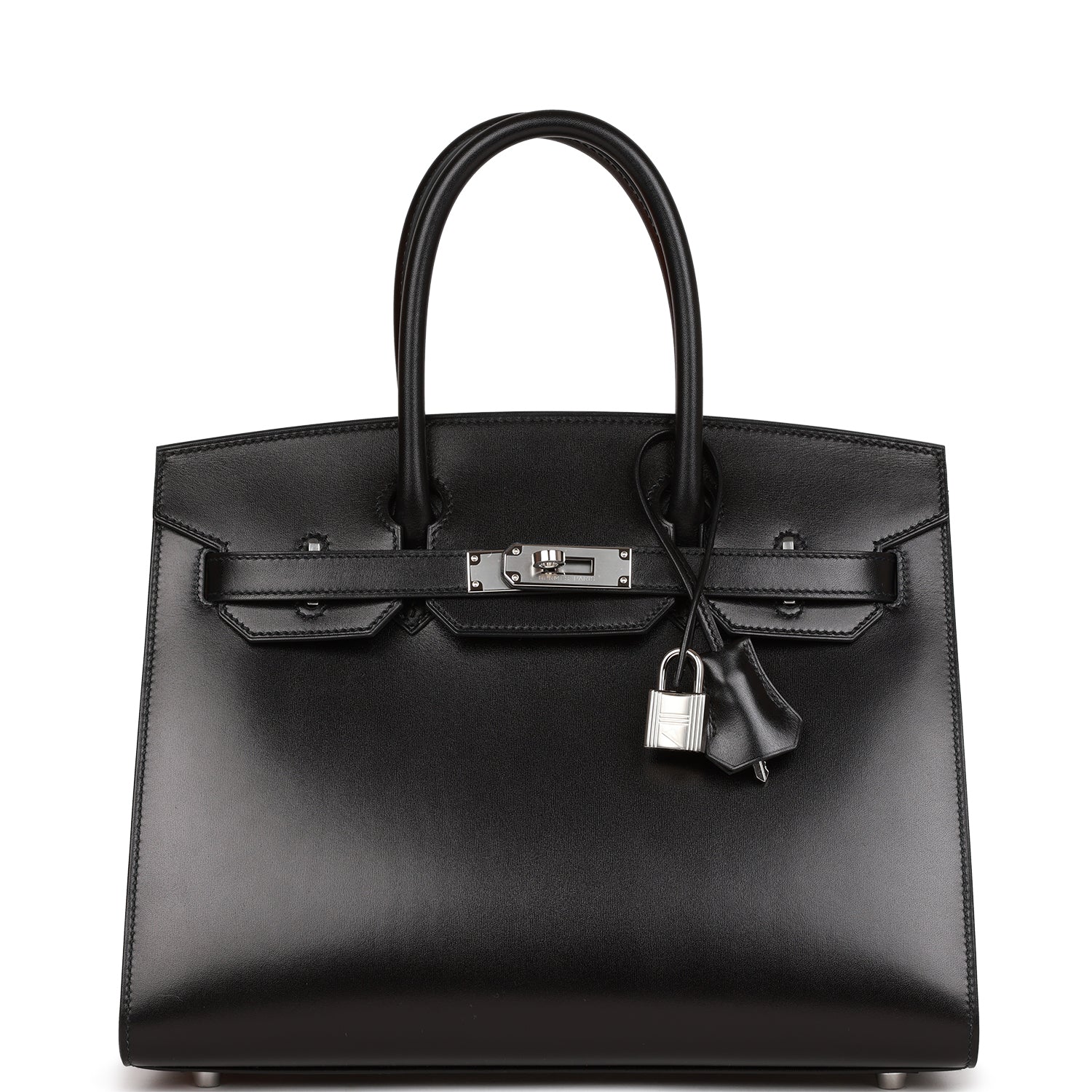 Hermes Birkin Sellier 30 Black Box Palladium Hardware 1449105