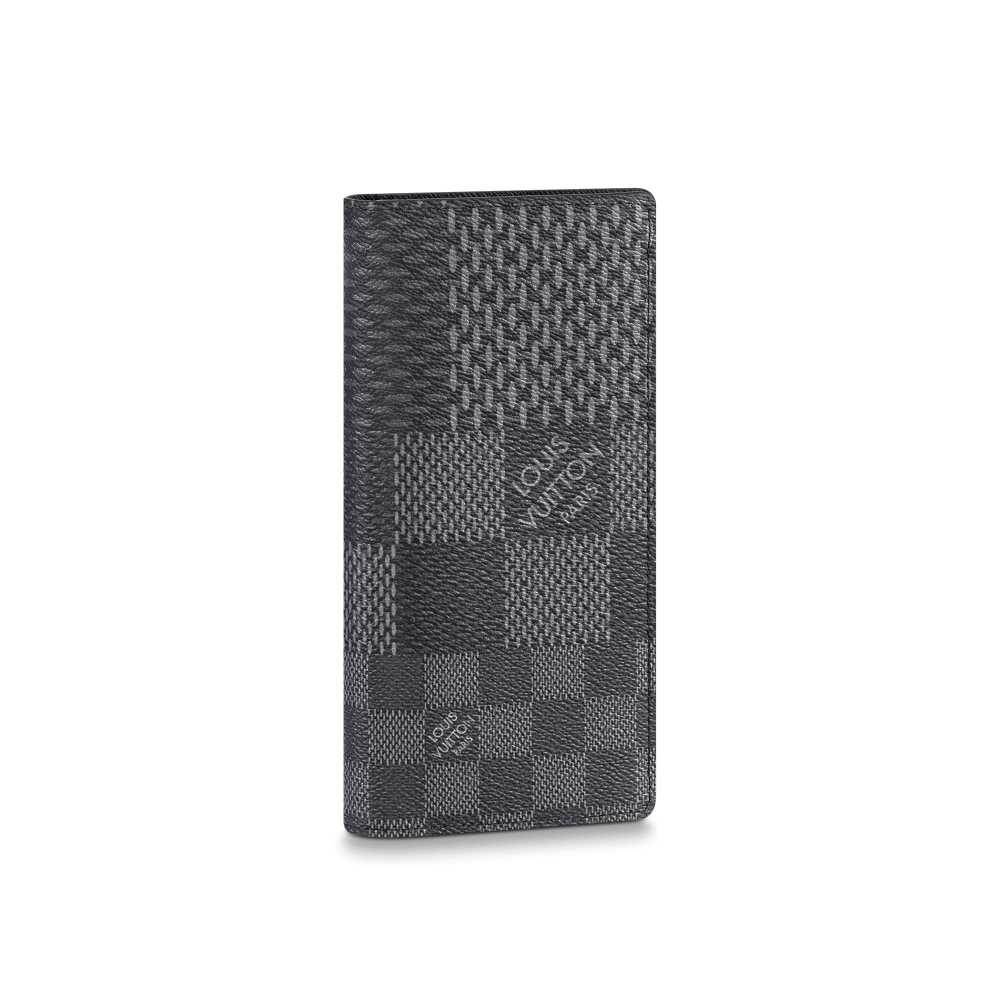 Brazza Wallet Damier Graphite Canvas N60436