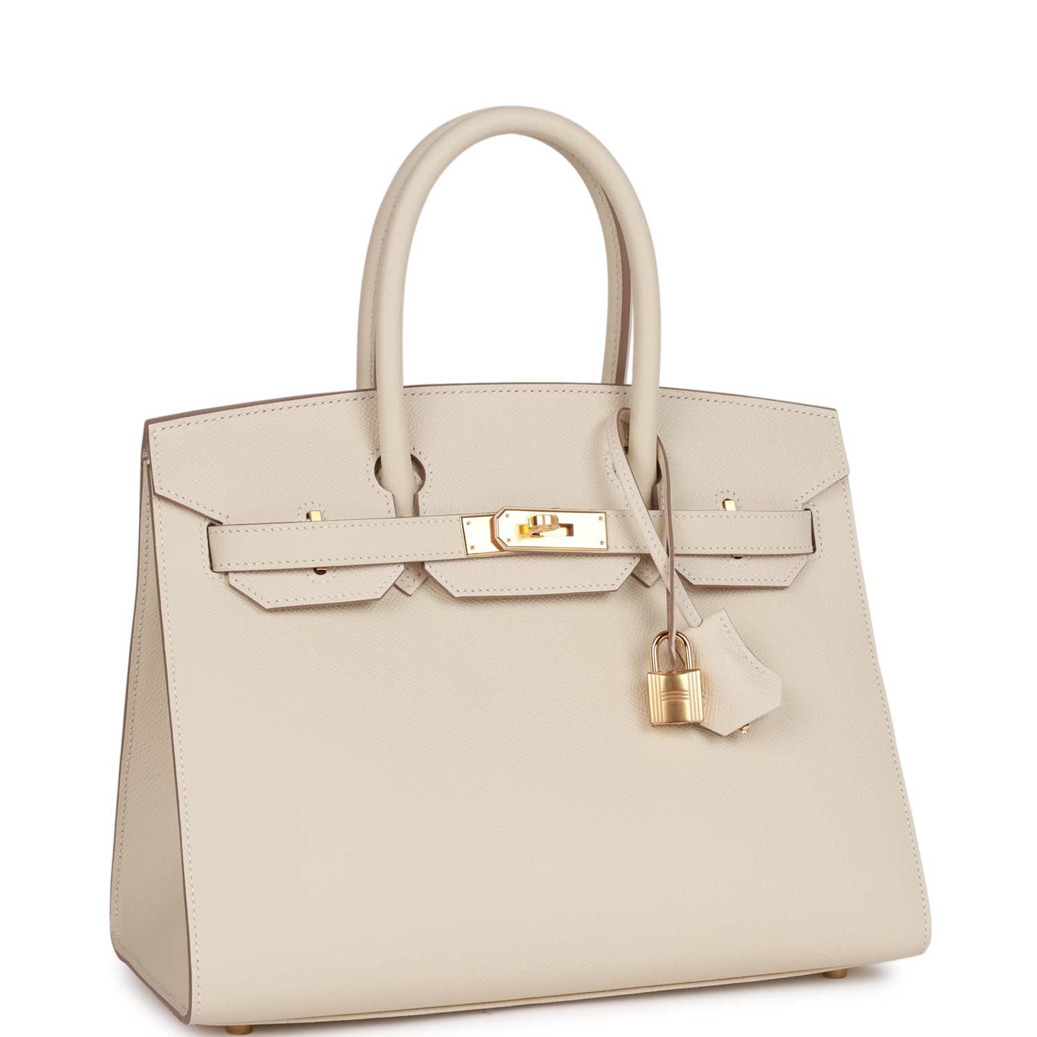 Hermes Birkin Sellier 30 Craie Epsom Gold Hardware 969862