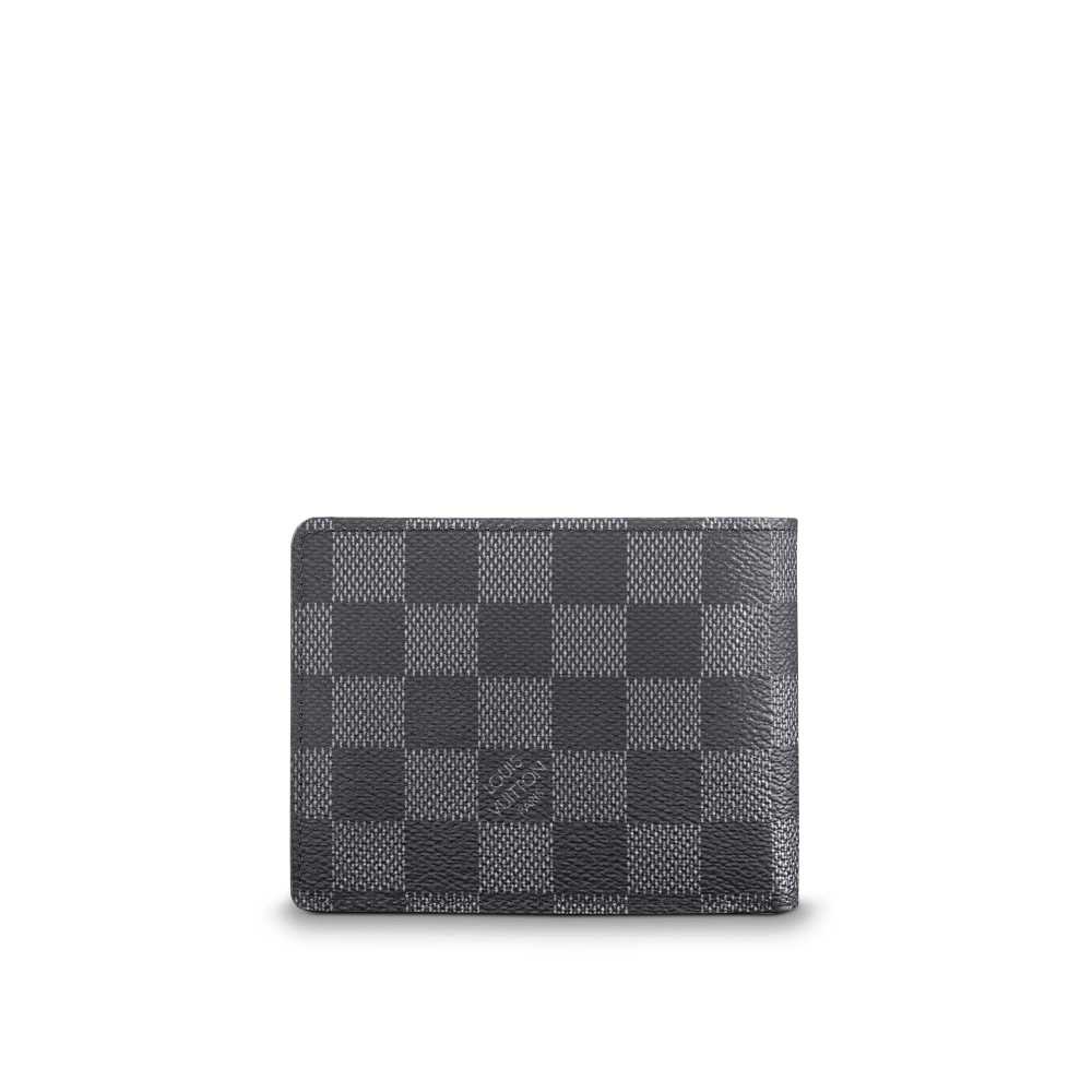 Multiple Wallet Damier Graphite Canvas N62663