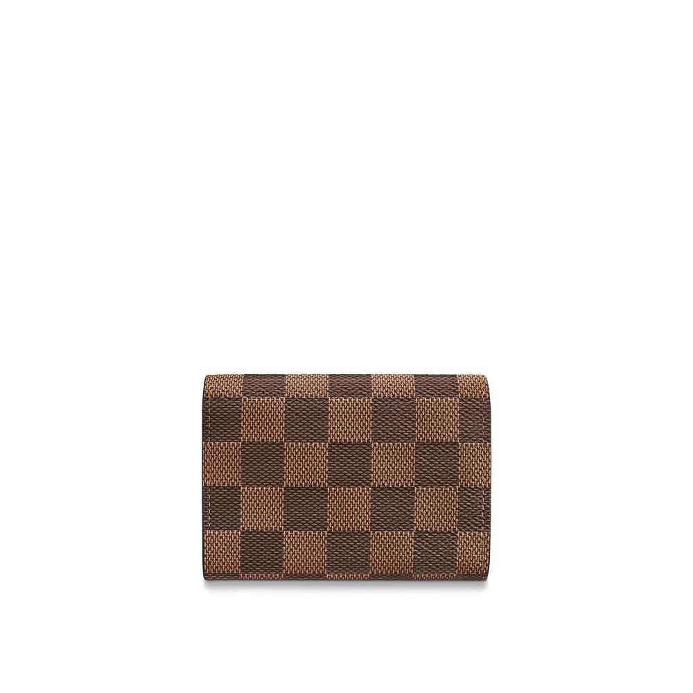 Rosalie Coin Purse Damier Ebène Canvas N64423