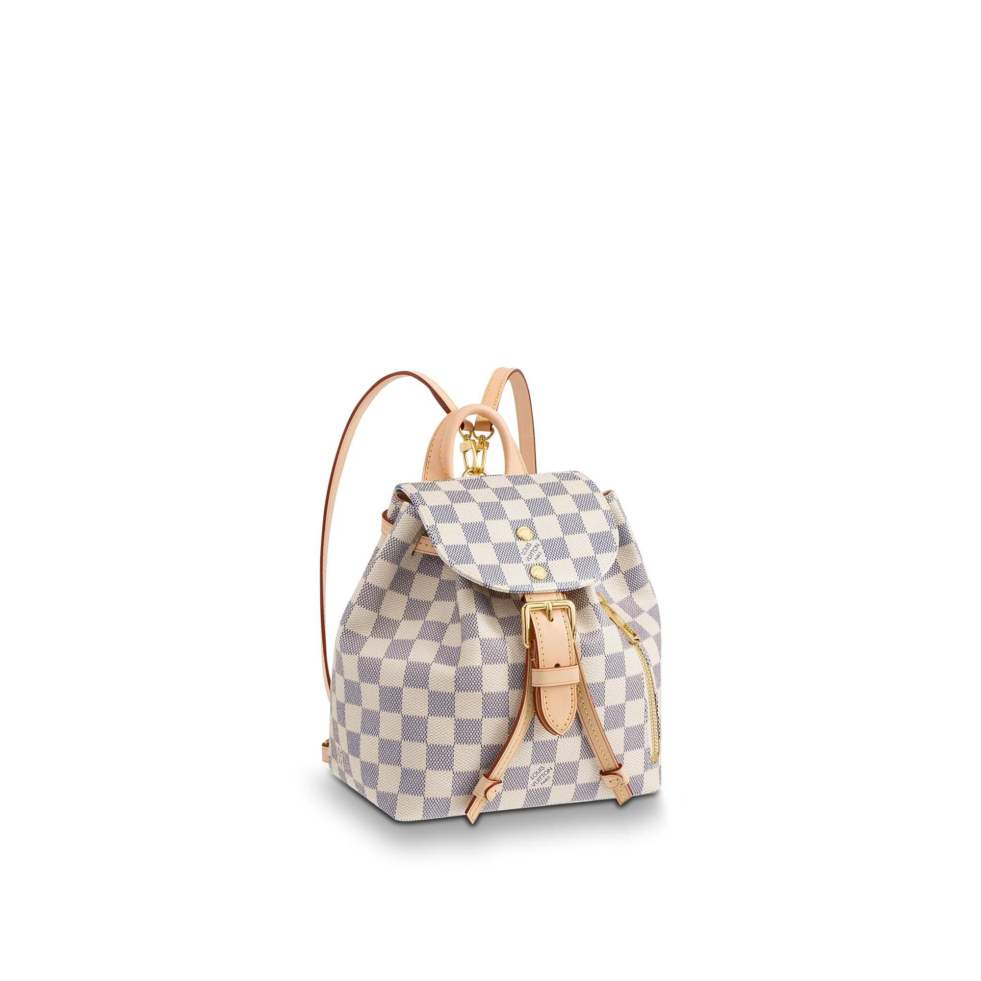 Sperone BB Damier Azur coated canvas N44026