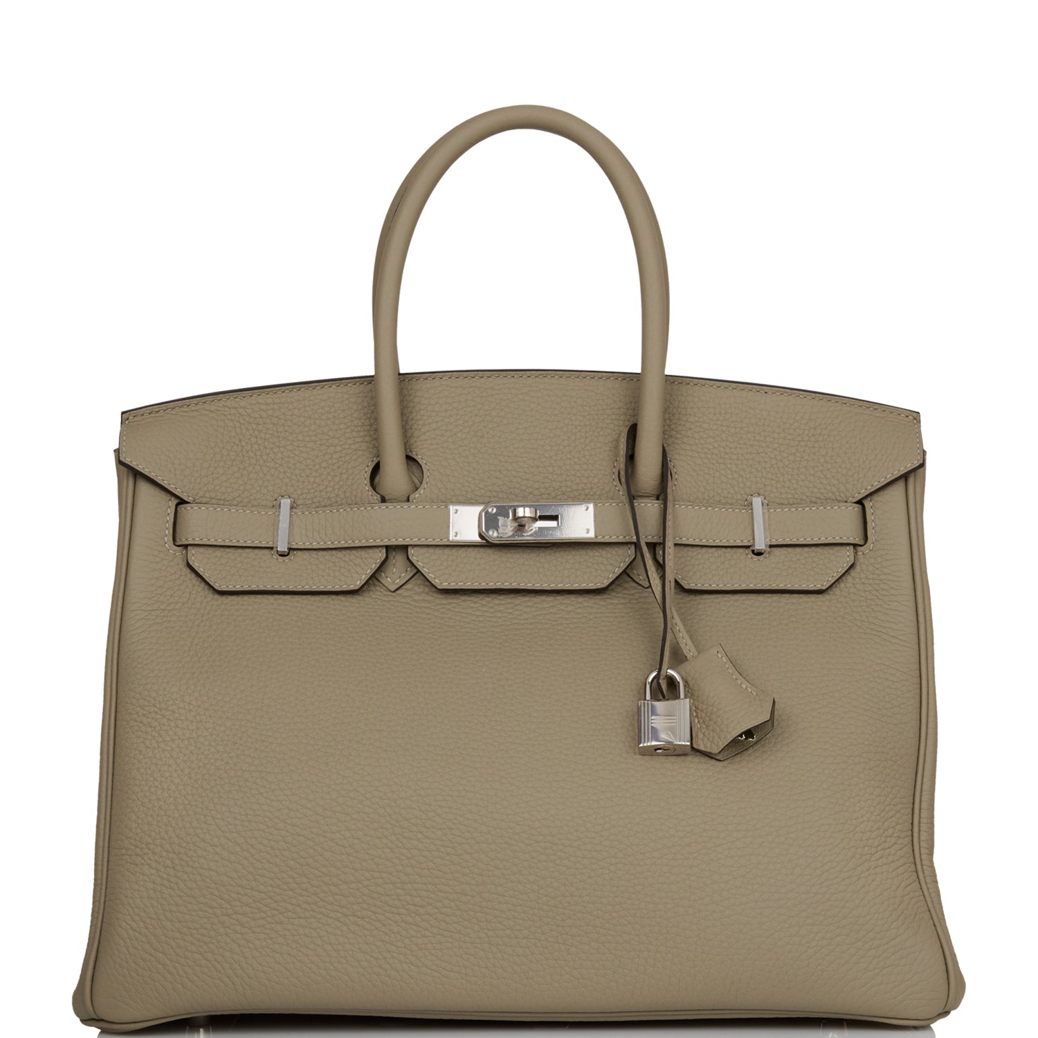 Hermes Birkin 35 Sage Clemence Palladium Hardware 870795